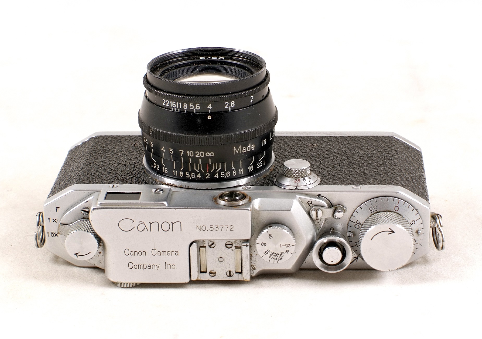 Lot 478 An Canon Rangefinder Camera, Model