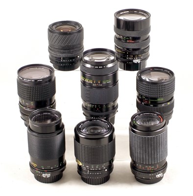 Lot 431 - A Sigma 200mm Scalematic & Other Marco Focusing Nikon Fit Lenses