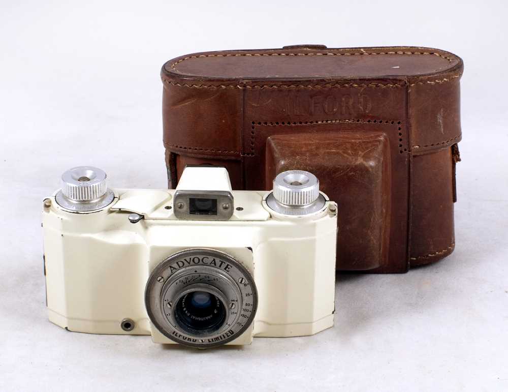 Lot 587 - An Ilford Advocate Camera with Dallmeyer Lens.