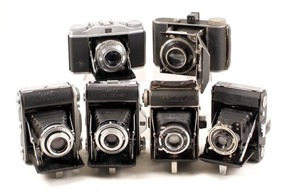 Lot 643 - Group of Ensign & Other Small Folding Cameras.