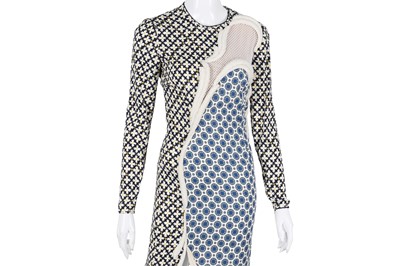 Lot 648 - Stella McCartney Long Sleeve Print Dress - Size 38