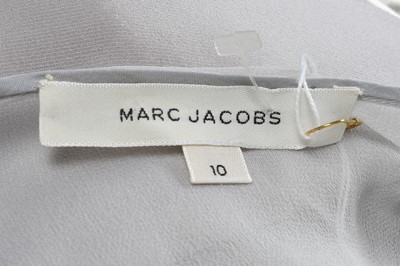 Lot 627 - Marc Jacobs Silver Velvet Dress - Size 10