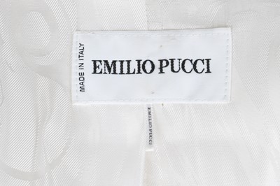 Lot 678 - Emilio Pucci Cream Tuxedo Jacket