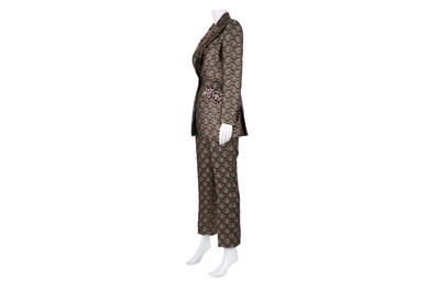 Lot 661 - Dolce & Gabbana Brocade Trouser Suit - Size 40