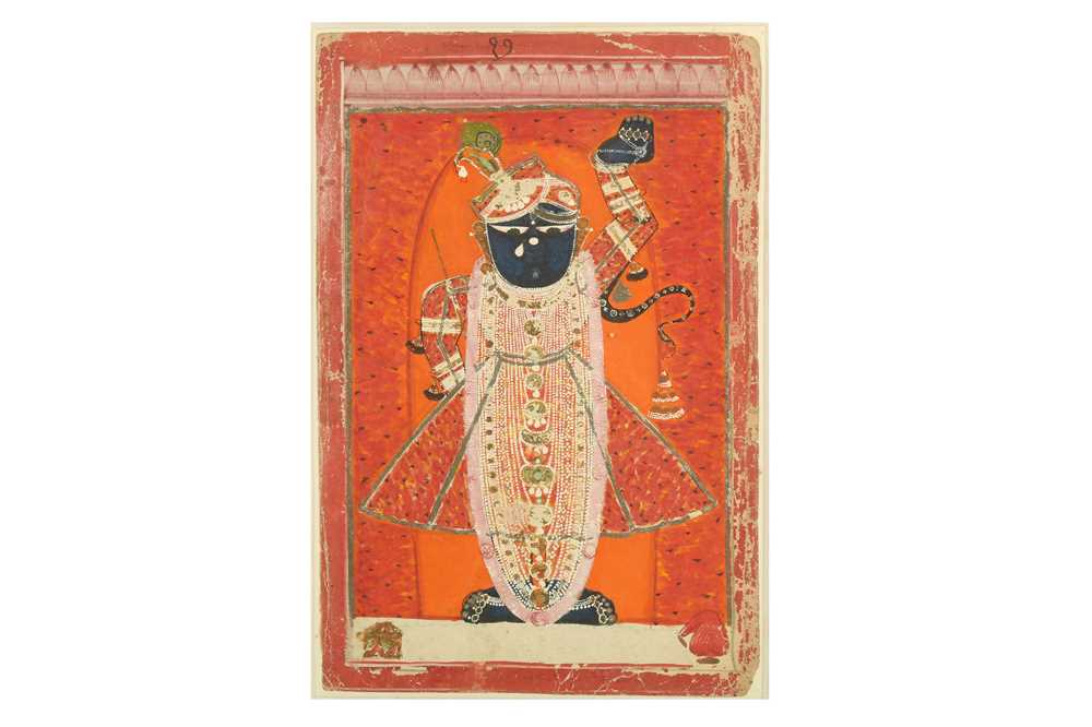 Lot 324 - THE GOD KRISHNA AS SRI NATHJI