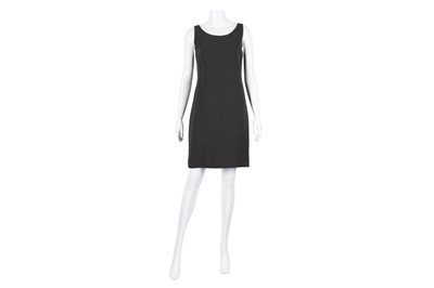 Lot 645 - Akris Grey Wool Crepe Dress Suit - Size 10