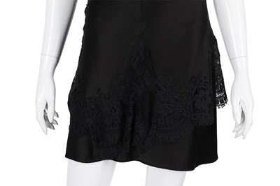 Lot 656 - Gianni Versace Couture Black Slip Dress - Size 40