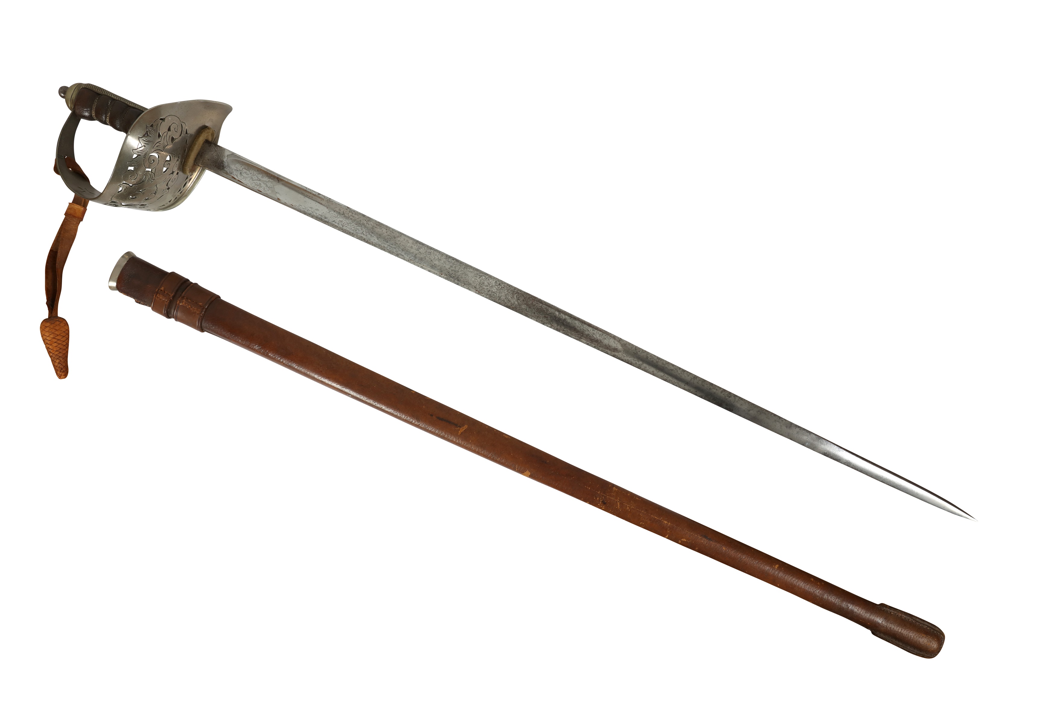 Lot 86 - A GEORGE V CAVALRY SWORD,
