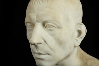 Lot 3 - AFTER THE ANTIQUE: A 19TH CENTURY ITALIAN MARBLE BUST OF GALBA CAESAR