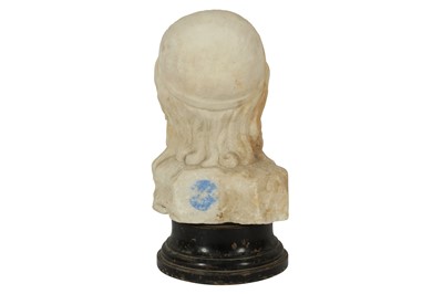 Lot 184 - A MARBLE BUST OF HOMER, LATE 19TH / EARLY 20TH CENTURY