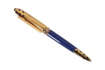Lot 30 - A CARTIER PANTHERE 1990 LIMITED EDITION GOLD PLATED BALLPOINT PEN
