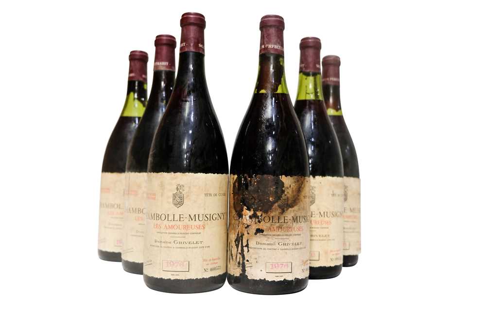 Lot 96 - Magnums of Paul Grivelet Chambolle Musigny Les Amoureuses 1976
