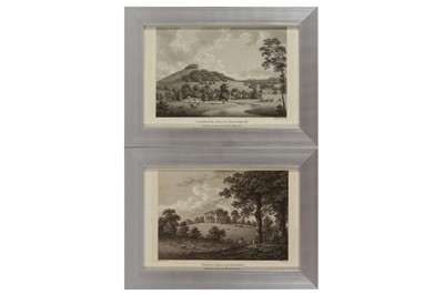 Lot 693 - A COLLECTION OF TWELVE ENGRAVINGS OF VIEWS OF COUNTRY HOUSES, 18TH CENTURY