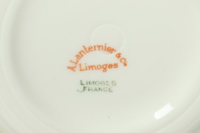 Lot 254 - A ART DECO STYLE  LIMOGES LANTERNIER & CO TEA SET