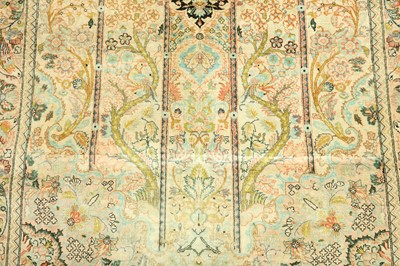 Lot 98 - AN EXTREMELY FINE SILK RUG