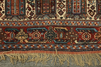 Lot 107 - A FINE  ANTIQUE AFSHAR RUG, SOUTH-WEST PERSIA