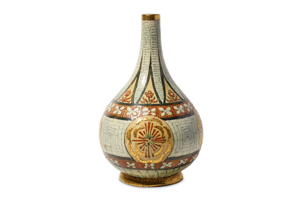 Lot 2 - ANDRE METTHEY (FRENCH 1871 - 1920) A CERAMIC BOTTLE VASE CIRCA 1910