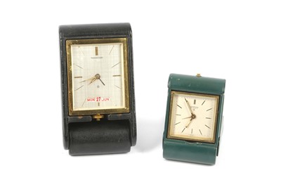 Lot 57 - LOOPING AND JAEGER LECOULTRE TRAVEL CLOCKS