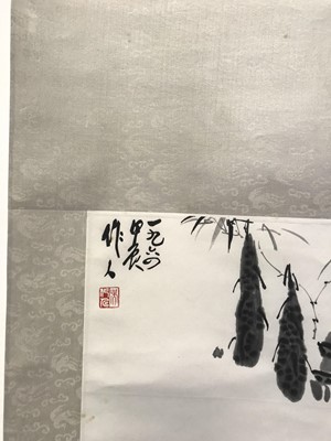 Lot 212 - A RONG BAO ZHAI PRINT DEPICTING A PANDA.