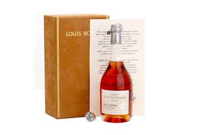 Lot 145 - ONE FACTICE BOTTLE OF LOUIS ROYER COGNAC - OWNED BY SIR HAROLD WILSON
