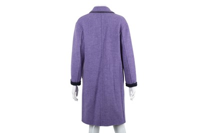 Lot 745 - ETRO LILAC MARL COAT - SIZE 42