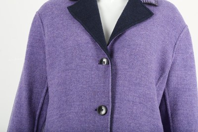 Lot 745 - ETRO LILAC MARL COAT - SIZE 42