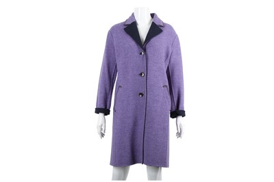 Lot 745 - ETRO LILAC MARL COAT - SIZE 42