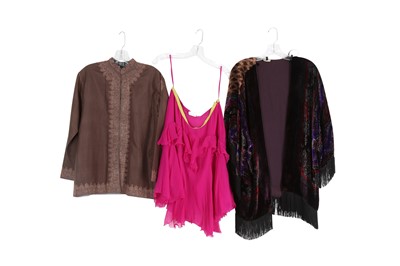 Lot 749 - TWO ETRO TOPS AND ONE ETRO SKIRT- SIZE M AND 46