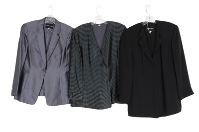 Lot 750 - THREE GIORGIO ARMANI JACKETS - SIZE 44