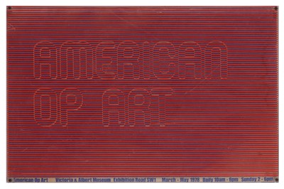 Lot 325 - AMERICAN OP ART, VICTORIA & ALBERT MUSEUM