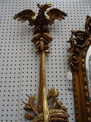 Lot 114 - A PAIR OF CARVED GILTWOOD WALL APPLIQUES, EARLY 20TH CENTURY