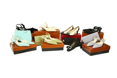 Lot 210 - A COLLECTION OF VINTAGE COUTURE SHOES