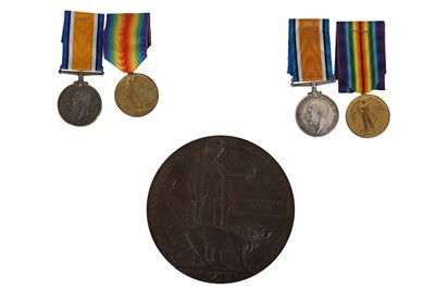 Lot 85 - A BRITISH WAR MEDAL AND A GREAT WAR MEDAL