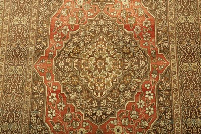 Lot 30 - AN ANTIQUE TABRIZ RUG, NORTH-WEST PERSIA