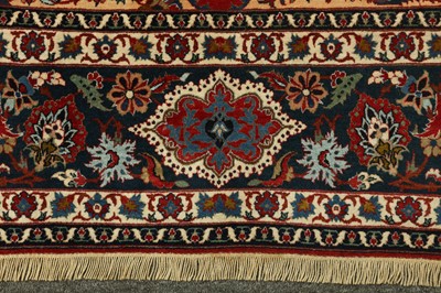 Lot 106 - AN EXTREMELY FINE PART SILK ISFAHAN RUG, CENTRAL PERSIA