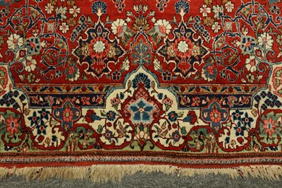 Lot 69 - A FINE KASHAN RUG, CENTRAL PERSIA