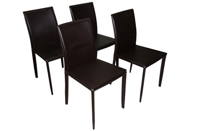 Lot 63 - ACTONA OF DENMARK, A SET OF FOUR DANISH DINING CHAIRS