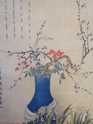 Lot 248 - EMPRESS CI XI (1835-1908). Blossoming Plants.