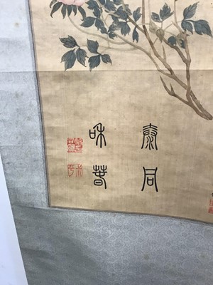 Lot 248 - EMPRESS CI XI (1835-1908). Blossoming Plants.