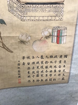 Lot 248 - EMPRESS CI XI (1835-1908). Blossoming Plants.