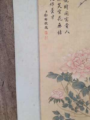 Lot 248 - EMPRESS CI XI (1835-1908). Blossoming Plants.