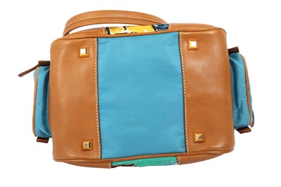 Lot 90 - Prada Blue Canapa St Venez Small Shoulder Bag