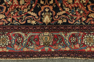 Lot 56 - A VERY FINE ANTIQUE ISFAHAN RUG, CENTRAL PERSIA