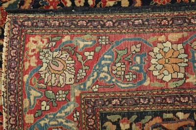 Lot 56 - A VERY FINE ANTIQUE ISFAHAN RUG, CENTRAL PERSIA