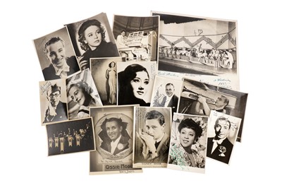 Lot 1454 - Photograph Collection.- Jazz Singers & Music Hall Stars