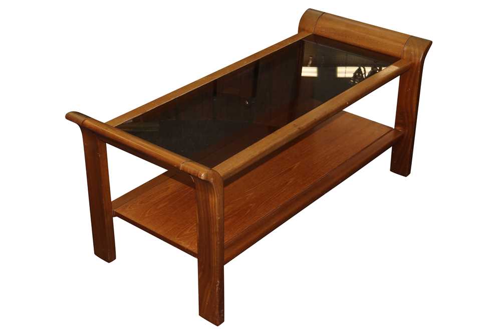 Lot 158 - VICTOR BRAMWELL WILKINS FOR G-PLAN, A TEAK TULIP COFFEE TABLE, CIRCA 1970'S