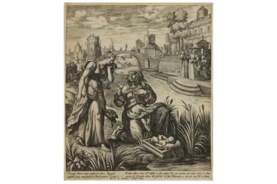 Lot 491 - HENDRICK GOLTZIUS (1558–1617) AFTER BARTHOLOMEUS SPRANGER (1546–1611)