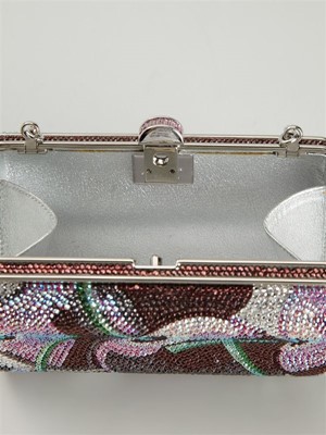 Lot 764 - JUDITH LIEBER CRYSTAL CHERRY MINIAUDIERE BAG