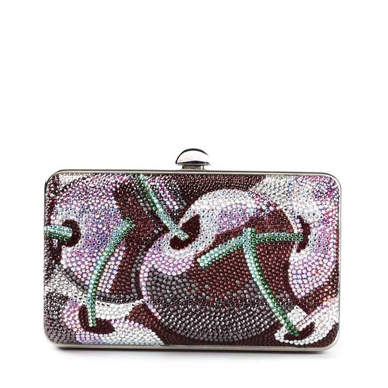 Lot 764 - JUDITH LIEBER CRYSTAL CHERRY MINIAUDIERE BAG