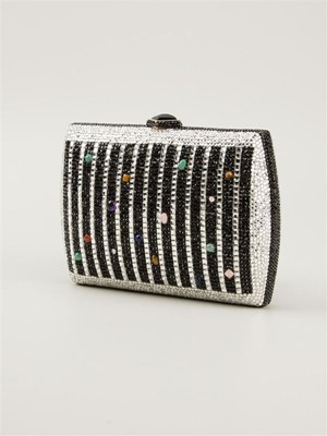 Lot 765 - JUDITH LIEBER CRYSTAL MINIAUDIERE CLUTCH